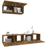  Komplet TV omaric 3-delni dimljen hrast konstruiran les, (20734900) | Shoptok.si