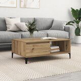 vidaXL Klubska miza artisan hrast 90 x 60 x 35 cm Konstruiran les Cene