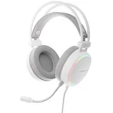 Naglavne slušalke NEON 613 G2, gaming /pisarniške, 2.0 STEREO, RGB LED, bele, (5000328458)