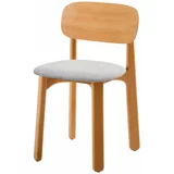Bonami Selection Set od 2 blagovaonske stolice od bukve sa sivim sjedištem Miko