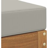  Klupa za sjedenje Prirodna i svijetlo siva 115 x 43 x 37 cm | shoptok.hr