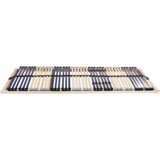 vidaXL krevetna podloga smeđa 140 x 190 cm cijelo bukvino drvo | shoptok.hr