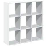 Furnova Pregrada s knjižno omaro bela 102x29x103,5 cm inženirski les, (21933649) | Shoptok.si