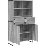  Kreveta 2 pcs Siva Sonoma 81 x 36 x 150.5 cm Konstruirano drvo | shoptok.hr