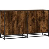  Komoda dimljeni hrast 134x35x76 cm konstruirano drvo | shoptok.hr