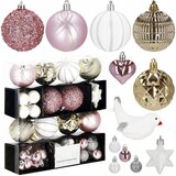  Set Božićnih Kuglica za Ukrasiti Božićno Drvce - 38 komada | shoptok.hr