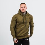 GymBeam Dukserica Athlete Military Green Black