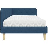  Kutni okvir kreveta Plava 90 x 200 cm tkanina | shoptok.hr