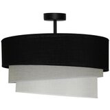  Duolla - plafonski luster TRIO 1xE27/15W/230V prečnik 45 cm crna/siva/bela | Eponuda.com