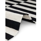 Hanse Home Črn/bel obojestranski ročno tkan volnen tekač 80x200 cm Donna – | Shoptok.si
