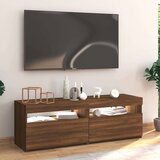 TV omarica z LED lučkami rjav hrast 120x35x40 cm, (20732834) | Shoptok.si