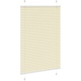vidaXL Plisirana roleta krem 95x100 cm širina tkanine 94,4 cm | shoptok.hr