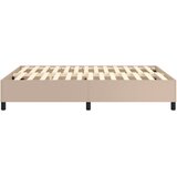  Okvir za krevet s oprugom boja cappuccina 140x200 cm od umjetne kože | shoptok.hr