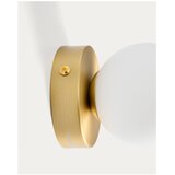 Kave Home Bela/v zlati barvi kovinska stenska svetilka ø 8 cm Brisia – | Shoptok.si