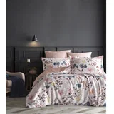 Powder WhiteSalmonYellowPink Ranforce King Quilt Cover Set (FR)
