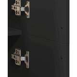 vidaXL Visoka omara črna 70x35x180 cm inženirski les | Shoptok.si