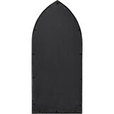  Ogledalo crno 100 x 45 cm željezno za unutarnju upotrebu | shoptok.hr