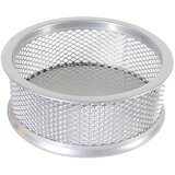 Čaša za spajalice metalna žica fi-9,5xh-3,2cm ld01-199 fornax srebrna | shoptok.hr