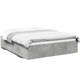 vidaXL Okvir kreveta siva boja betona 160x200 cm od konstruiranog drva Cijene