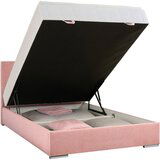 CARRYHOME POSTELJA Z VZMETNICO 90 cm x 200 cm , tekstil roza | Shoptok.si