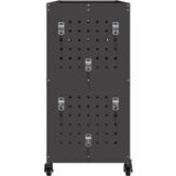  Količar za alate s policom s kotačem s pohranom Crna 75 x 35 x 73 cm Metal | shoptok.hr