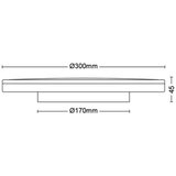  Philips- LED prigušiva stropna svetiljka OZZIET SCENE SWITCH LED/18W/230V 2700K | Eponuda.com