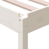 Složivi krevet bijeli 100 x 200 cm od masivne borovine | shoptok.hr
