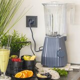 Alessi Plisse blender, mešalnik 700W / 1,5l / 23,5x18,5xh42,5cm / siv / termoplastica, (21314287) | Shoptok.si