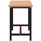  Radni stol 180 x 55 x 81,5 cm od masivne bukovine i metala | shoptok.hr