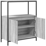  Kupaonski ormarić s policama sivi sonoma 76,5x35x95 cm | shoptok.hr
