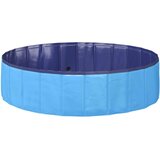  Sklopiva bazen za pse Plava 120 x 120 x 30 cm PVC - Plava 120 x 30 cm | shoptok.hr