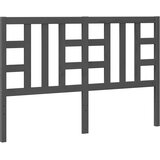  Uzglavlje za krevet sivo 166 x 4 x 100 cm od masivne borovine | shoptok.hr