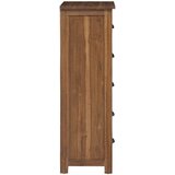  Komoda s ladicama Prirodna 45 x 35 x 110 cm Čvrsto teak drvo | shoptok.hr
