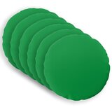  Presvlaka za jastuk 6 pcs HEERLEN Zelena Ø 60 cm Poliester | shoptok.hr