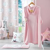 Douceur d intérieur Rožnata otroška odeja s kapuco iz mikroflanele 100x120 cm Ariel – | Shoptok.si