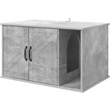 vidaXL Mačja hiša Beton 85 x 55 x 50 cm Konstruiran les, (5000111149) | Shoptok.si