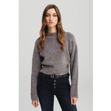 Legendww zenski sivi dzemper sa visokim okovratnikom | ePonuda.com