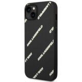  originalen karl lagerfeld ovitek KLHCP14LPGMLKFK za iphone 14 pro črna usnjena zaščita z belim napisom Cene
