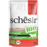 Schesir Ekonomično pakiranje Bio Pouch 16 x 85 g - Organska govedina | shoptok.hr