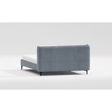 Ropez Plavi tapecirani bračni krevet s podnicom 180x200 cm Basti – | shoptok.hr