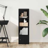 vidaXL Regal za knjige crni hrasta 31x24x102 cm od konstruiranog drva | shoptok.hr