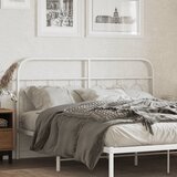 vidaXL Kovinsko vzglavje belo 150 cm | Shoptok.si