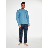 Cornette Pyjamas 124/240 Derby L/Y M-2XL teal | Shoptok.si