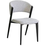 Arti Trpezarijska stolica B2666 Kanzas Bez/Crne metalne noge 510x570x805 mm ( 775-472 ) | ePonuda.com