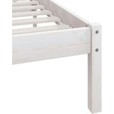  Posteljni okvir bel iz trdne borovine 140x190 cm, (20644394) | Shoptok.si