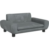 Maison Chic Otroški kavč - Otroški divan - Otroški sedež temno siv 70x45x33 cm žamet, (21729571) Cene