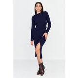Trendyol Navy Blue Slit Detailed Knitwear Bottom-Top Set Cijene