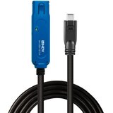 Lindy 43381 USB cable USB 3.2 Gen 1 (3.1 Gen 1) 8 m USB C USB A Black, Blue | shoptok.hr
