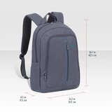 Rivacase 7560 Backpack 15,6 Grey Canvas Material | shoptok.hr