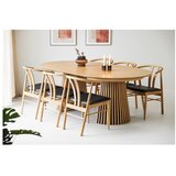 House Nordic Proširiv blagovaonski stol s dodatnom pločom u dekoru hrasta Osaka – | shoptok.hr